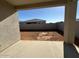 Large backyard with covered patio and unlandscaped area at 11453 E Utah Ave, Mesa, AZ 85212