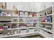 Well-organized pantry with ample shelving for storage at 12053 N 157Th Ave, Surprise, AZ 85379