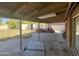 Backyard patio with built-in brick fireplace at 1324 W Bethany Home Rd, Phoenix, AZ 85013