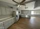 Modern kitchen with gray cabinets and stainless steel appliances at 1324 W Bethany Home Rd, Phoenix, AZ 85013