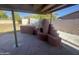 Close-up view of a stucco outdoor fireplace at 1324 W Bethany Home Rd, Phoenix, AZ 85013