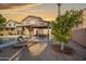 Relaxing backyard oasis with a pool, gazebo and citrus tree at 1723 E Cotton Ct, Gilbert, AZ 85234