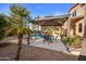 Patio with pergola, table, and chairs at 1723 E Cotton Ct, Gilbert, AZ 85234