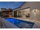 Relaxing pool area with outdoor kitchen at 17444 N 79Th St, Scottsdale, AZ 85255