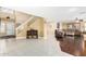 Elegant entryway with tile floors and view of living room at 2551 E Saratoga St, Gilbert, AZ 85296