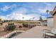 Patio with golf course and pool view at 2551 E Saratoga St, Gilbert, AZ 85296