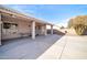 Covered patio with a view of the backyard at 2605 N 133Rd Ave, Goodyear, AZ 85395