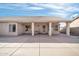 Covered patio with concrete flooring and columns at 2605 N 133Rd Ave, Goodyear, AZ 85395