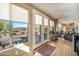 Sunroom with French doors opening to a backyard patio at 41604 N Cedar Chase Rd, Anthem, AZ 85086