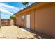 Backyard features detached workshop and gravel area at 4543 W Lane Ave, Glendale, AZ 85301