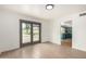 Dining area with hardwood floors and view of backyard at 4622 E Palo Verde Dr, Phoenix, AZ 85018