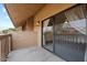 Private balcony with sliding glass door at 5330 N Central Ave # 3, Phoenix, AZ 85012