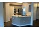 Modern kitchen featuring stainless steel appliances and an island at 600 W Grove Pkwy # 2067, Tempe, AZ 85283