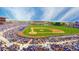 Full stadium of fans at a daytime baseball game at 6118 N 183Rd Ave, Waddell, AZ 85355