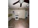 Kitchen with white stove and access to other rooms at 801 W Earll Dr, Phoenix, AZ 85013