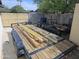 A trailer in the back yard for hauling wood at 903 W Loughlin Dr, Chandler, AZ 85225