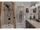 Bathroom features a large shower and double vanity at 10101 N Arabian Trl # 2052, Scottsdale, AZ 85258