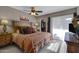 Spacious bedroom with a king-size bed and southwestern decor at 10101 N Arabian Trl # 2052, Scottsdale, AZ 85258