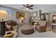 Comfortable living room with fireplace and southwestern decor at 10101 N Arabian Trl # 2052, Scottsdale, AZ 85258