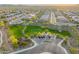Aerial view of community showing homes and a dog park at 12519 W Bajada Rd, Peoria, AZ 85383