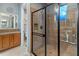 Large walk in shower with bench and window at 12519 W Bajada Rd, Peoria, AZ 85383