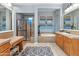 Spa-like bathroom with soaking tub, shower, and dual sinks at 12519 W Bajada Rd, Peoria, AZ 85383