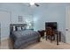 Bedroom with desk and a cozy double bed at 12519 W Bajada Rd, Peoria, AZ 85383