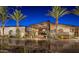 Night view of community center with palm trees and lights at 12519 W Bajada Rd, Peoria, AZ 85383