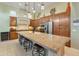 Spacious kitchen with granite countertops, stainless steel appliances, and a large island at 12519 W Bajada Rd, Peoria, AZ 85383