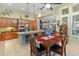 Open kitchen with large island, breakfast nook and easy access to the dining and Gathering room at 12519 W Bajada Rd, Peoria, AZ 85383