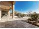 Relaxing patio with tiled flooring, pool access, and mountain views at 14047 E Lowden Ct, Scottsdale, AZ 85262