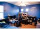 Bedroom with a gaming setup and custom paint at 1414 N Estrada --, Mesa, AZ 85207