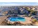 Community pool and spa with surrounding area at 1448 N 80Th Dr, Phoenix, AZ 85043