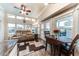 Living room with access to patio, seating and dining area at 17200 W Bell Rd # 196, Surprise, AZ 85374