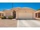 One-story house with a two-car garage and desert landscaping at 1762 S Saddle St, Gilbert, AZ 85233