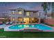 Inviting pool with spacious patio and backyard perfect for entertaining at 17673 W Agave Rd, Goodyear, AZ 85338