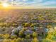 Aerial view showcasing the home's location and neighborhood at 17918 N 95Th St, Scottsdale, AZ 85255