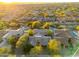 Aerial view showing the home's location in a desirable neighborhood at 17918 N 95Th St, Scottsdale, AZ 85255