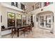 Charming breakfast nook with built-in bench seating at 17918 N 95Th St, Scottsdale, AZ 85255