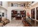 Gourmet kitchen boasts a large island, stainless steel appliances, and high ceilings at 17918 N 95Th St, Scottsdale, AZ 85255