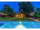 Stunning pool and spa with spacious backyard and home view at 17918 N 95Th St, Scottsdale, AZ 85255