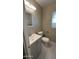 Updated bathroom with gray vanity and tile flooring at 2945 N 19Th Ave # 67, Phoenix, AZ 85015