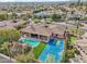 Luxury home with pool, basketball court, and scenic views at 351 N Cloverfield Cir, Litchfield Park, AZ 85340