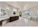 Bathroom with large vanity and walk-in shower at 6213 W Saguaro Park Ln, Glendale, AZ 85310