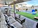 View of backyard oasis with pool, patio, and lounge area at 8114 E Clarendon Ave, Scottsdale, AZ 85251