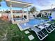 Stunning pool and spa with a pergola and plenty of lounge space at 8114 E Clarendon Ave, Scottsdale, AZ 85251