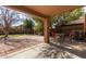 Large backyard with patio and fire pit at 835 E Marigold Pl, San Tan Valley, AZ 85143
