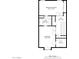 Second floor plan with two bedrooms at 1029 E Lodge Dr, Tempe, AZ 85283