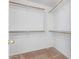 Large walk-in closet with double rods and shelving at 10760 W Monte Vista Rd, Avondale, AZ 85392