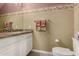 Bathroom with granite vanity and updated fixtures at 16450 E Ave Of The Fountains -- # 23, Fountain Hills, AZ 85268